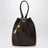 Kleine dunkelbraune Chloé Spin Tote Bag
