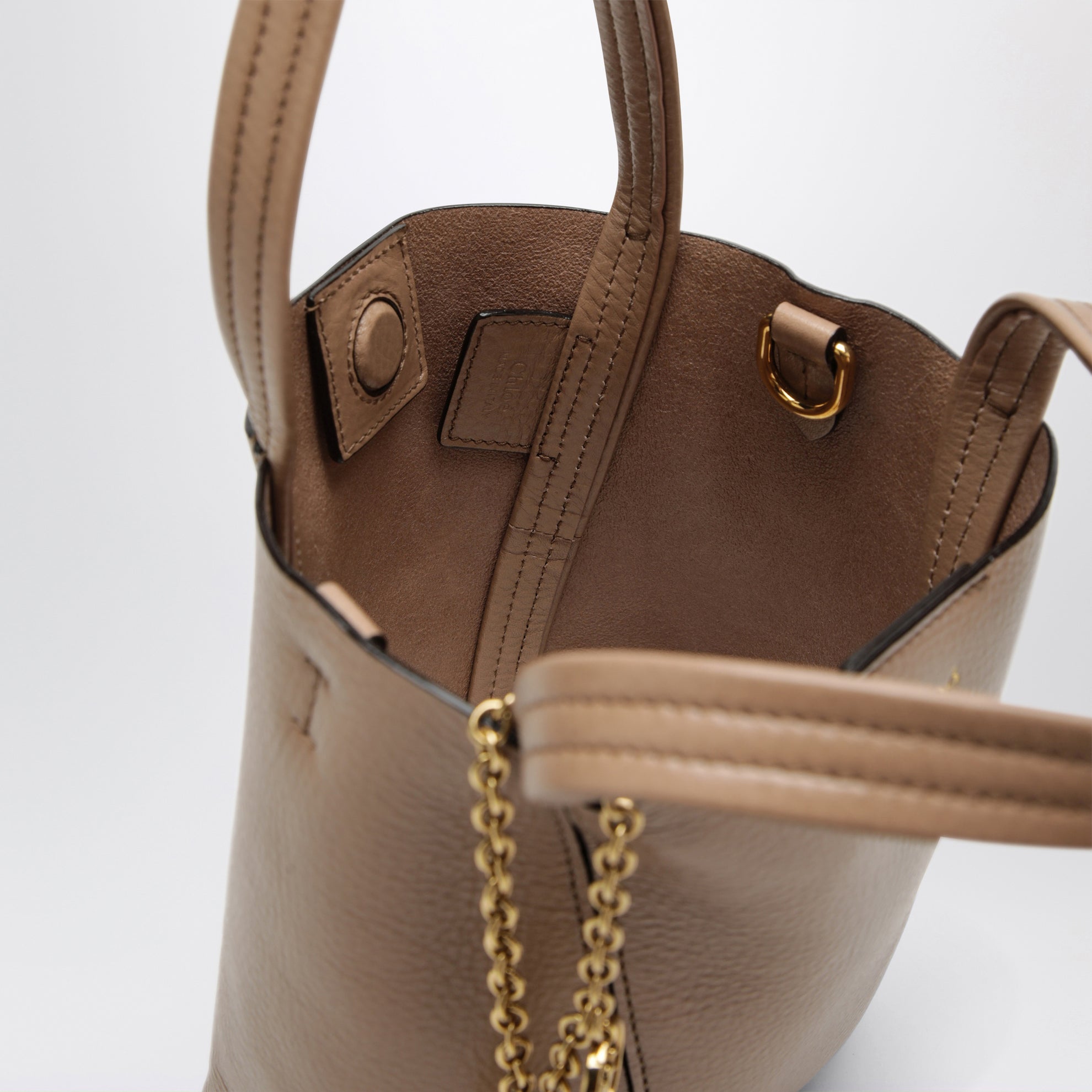 Chloé Spin small powder pink tote bag