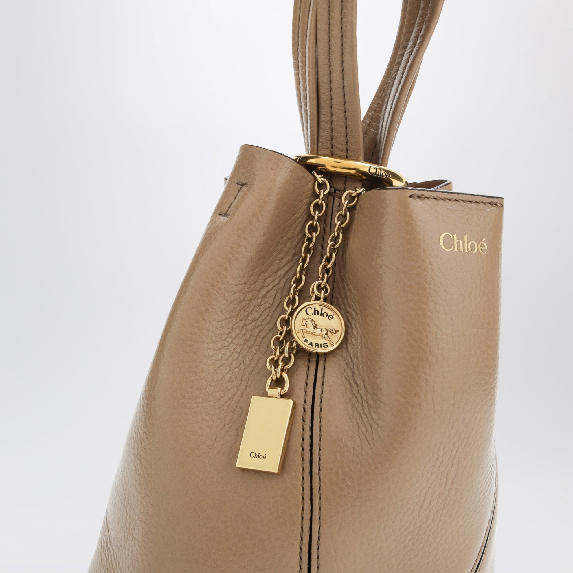 Chloé Spin small powder pink tote bag