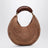 Borsa Hobo Summer Banana in rafia beige
