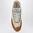 Baskets Chloé Kick marron et blanches en mesh et cuir