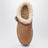 Light brown Nama suede wedge mules