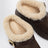 Brown Nama suede wedge mules