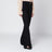 Black slim jeans with charm zip
