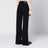 Black slim jeans with charm zip