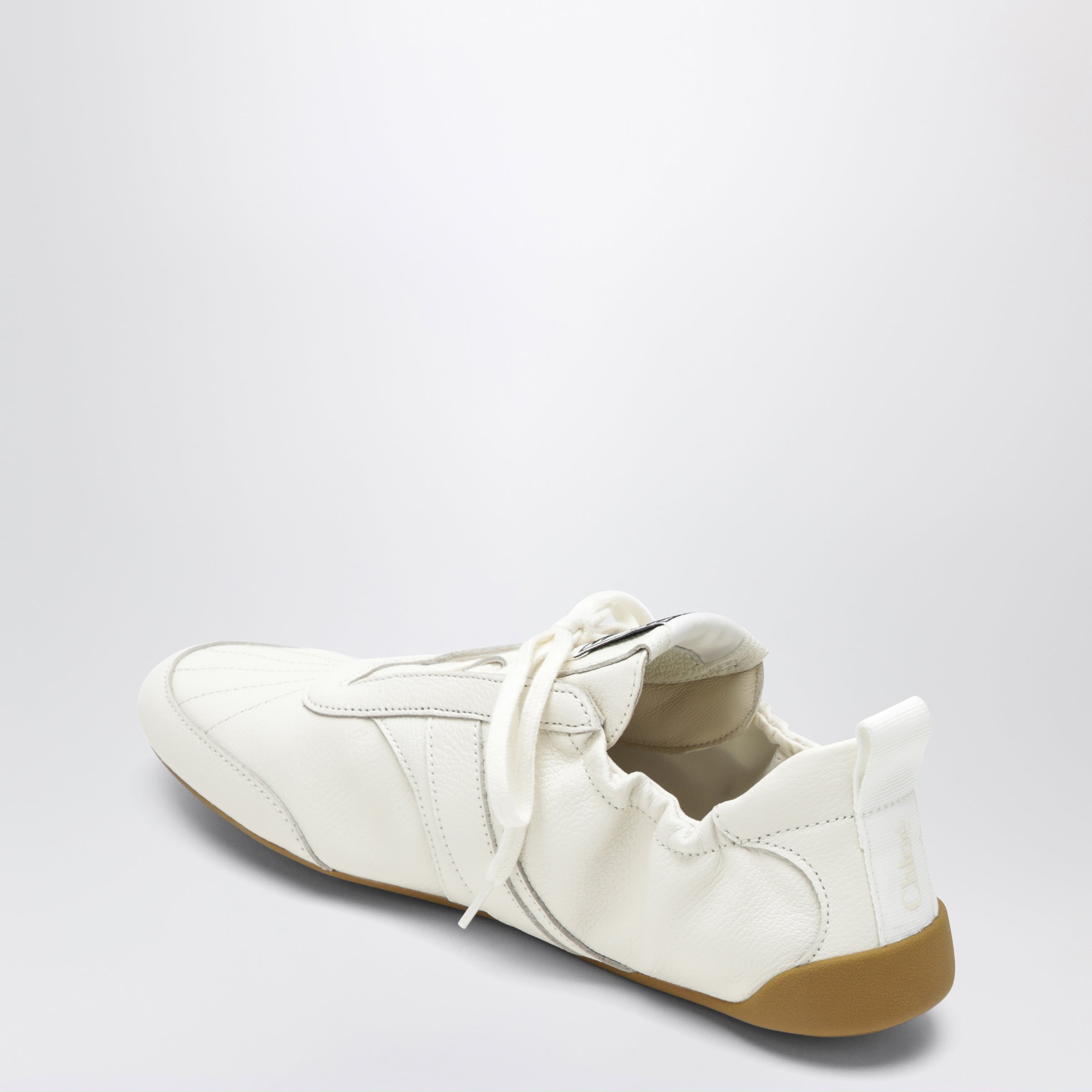 Chloé White Chloé Kick leather sneakers | TheDoubleF
