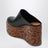 Sabot Maxime con zeppa in pelle neri
