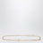 Gold-tone belt with logo lettering