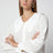 Milk white silk blouse