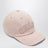 Cappello da baseball in denim di cotone rosa