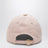 Cappello da baseball in denim di cotone rosa