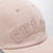 Cappello da baseball in denim di cotone rosa