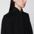 Black silk blouse with lavallière
