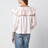 Pink cotton ruffle blouse