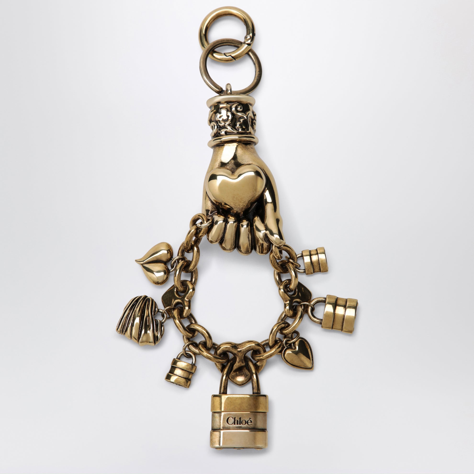 Charm per borsa Chloé Symbols Hand & Heart