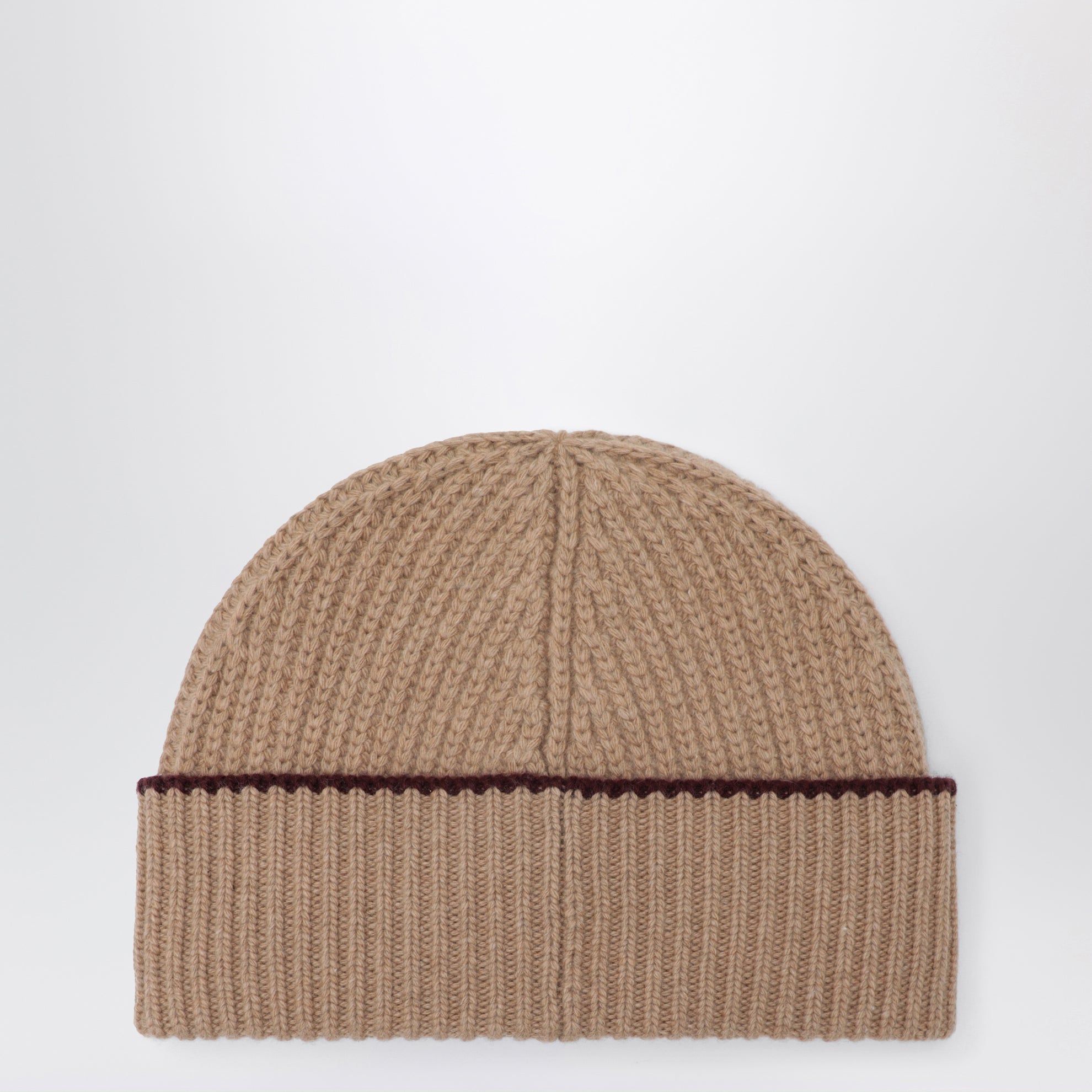 Berretto Encoeur in lana e cashmere marrone