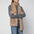 Sciarpa Encoeur in lana e cashmere marrone