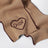 Sciarpa Encoeur in lana e cashmere marrone