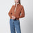 Maglione color cognac in lana