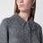 Cardigan in misto alpaca grigio fumo
