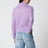 Cardigan in misto alpaca color lavanda