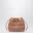 Mini Summer Banana drawstring raffia bag in beige