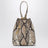 Petit sac cabas Chloé Spin en cuir effet python