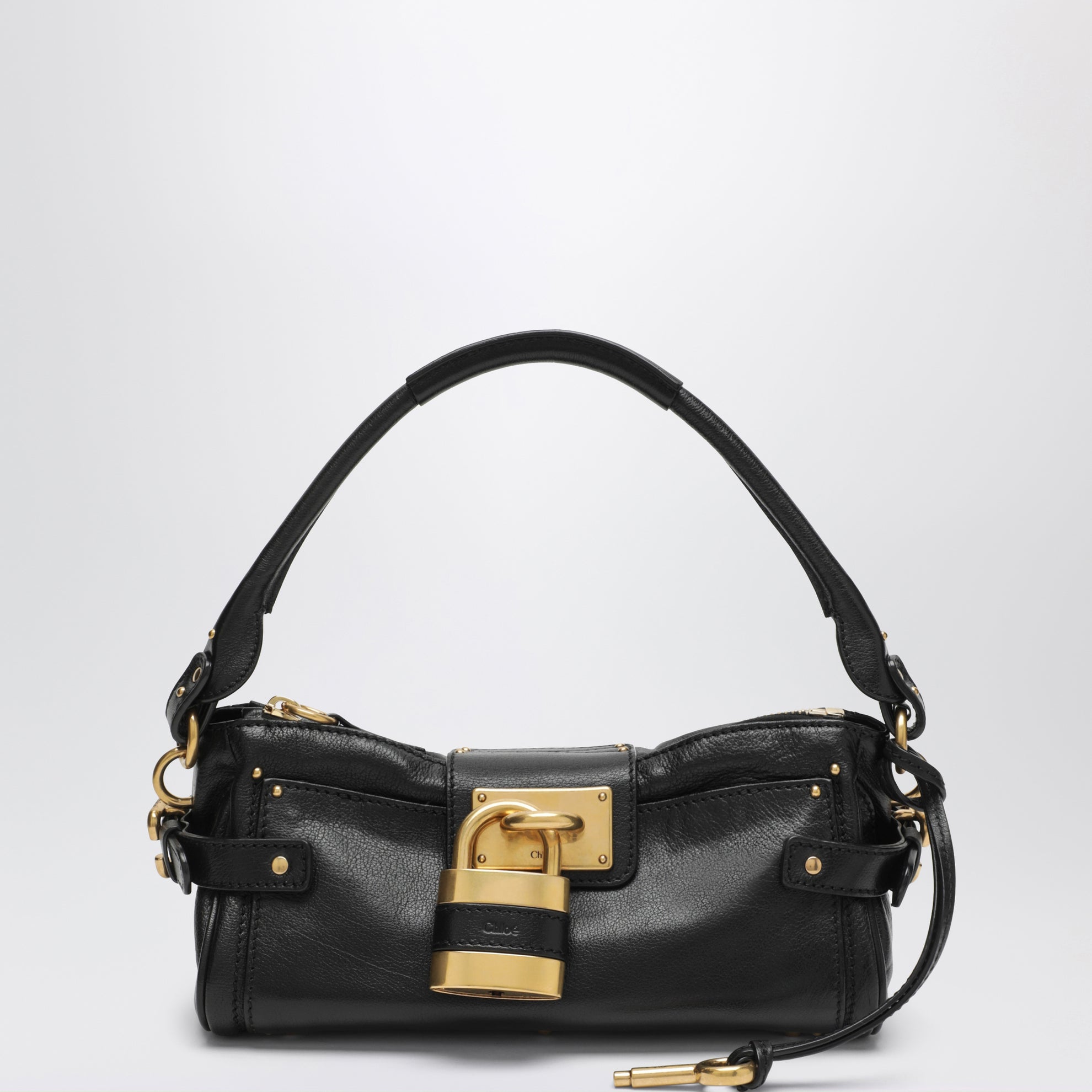 Borsa Paddington nera in pelle