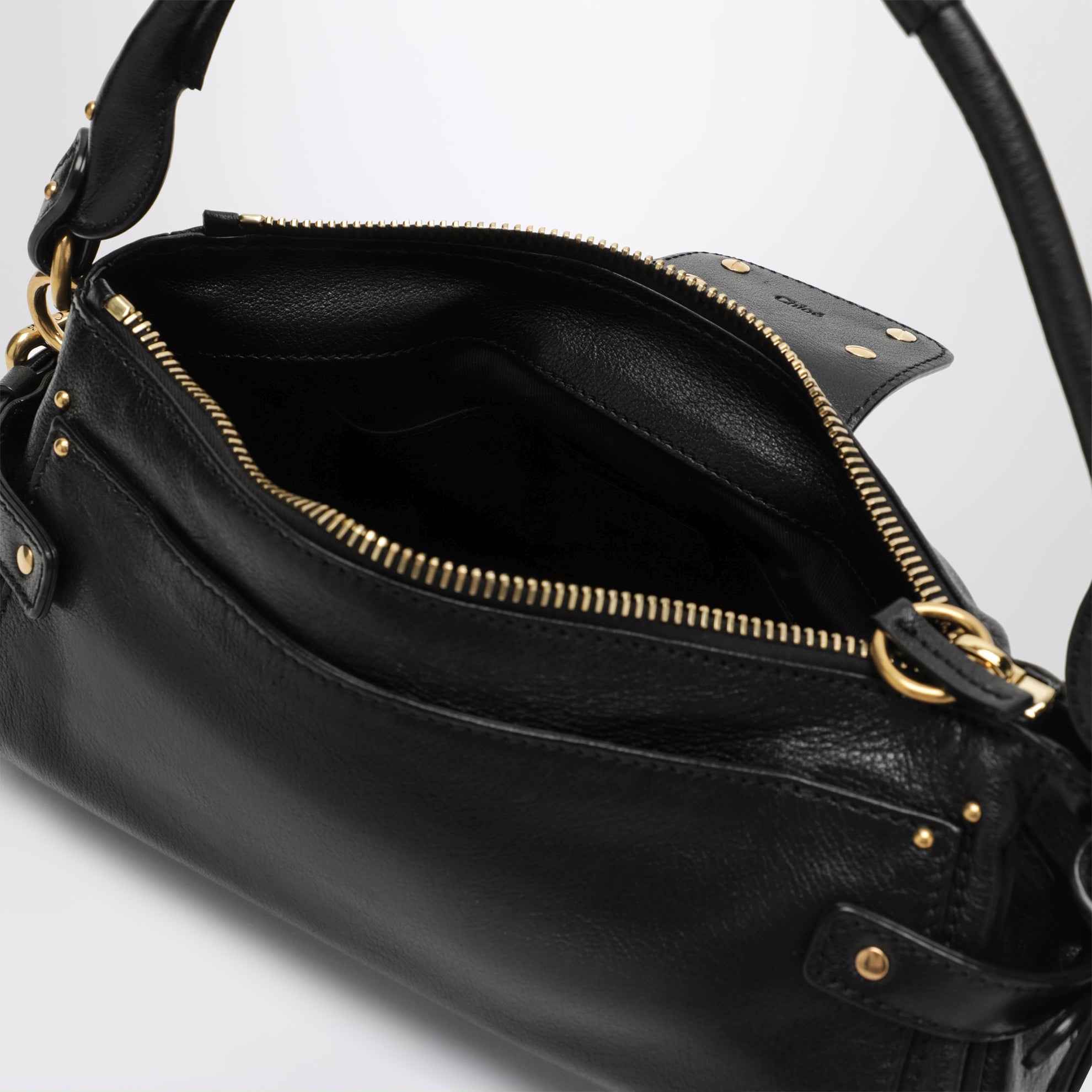 Borsa Paddington nera in pelle