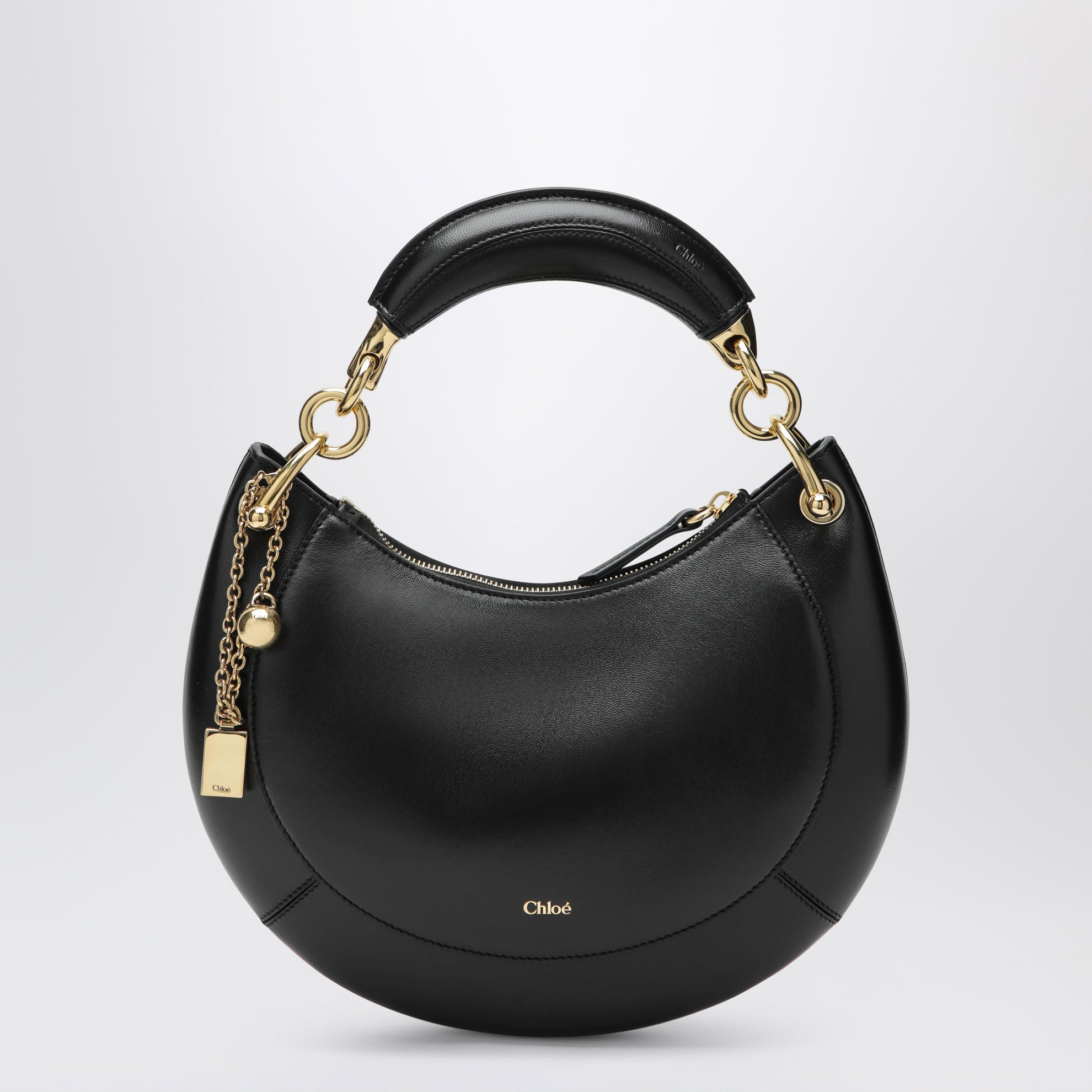 Sac à épaule Marcie noir en cuir