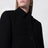 Veste noire en mélange de laine
