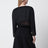 Black cropped jacket with openwork trim