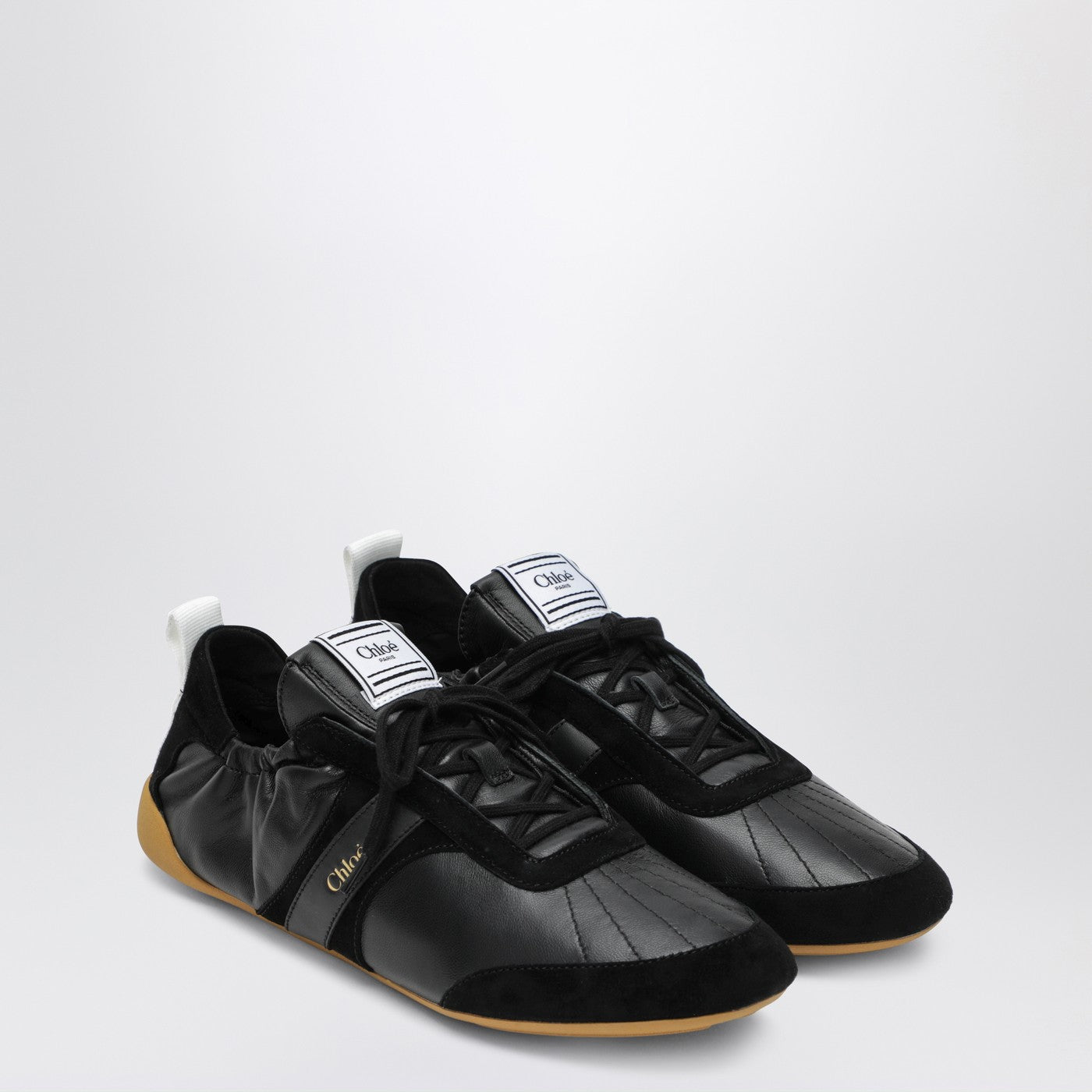 Black Chloé Kick Sneakers
