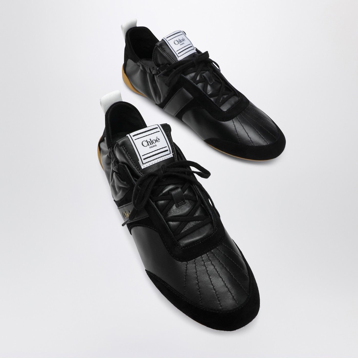 Black Chloé Kick Sneakers