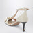Cleia ivory heeled sandals
