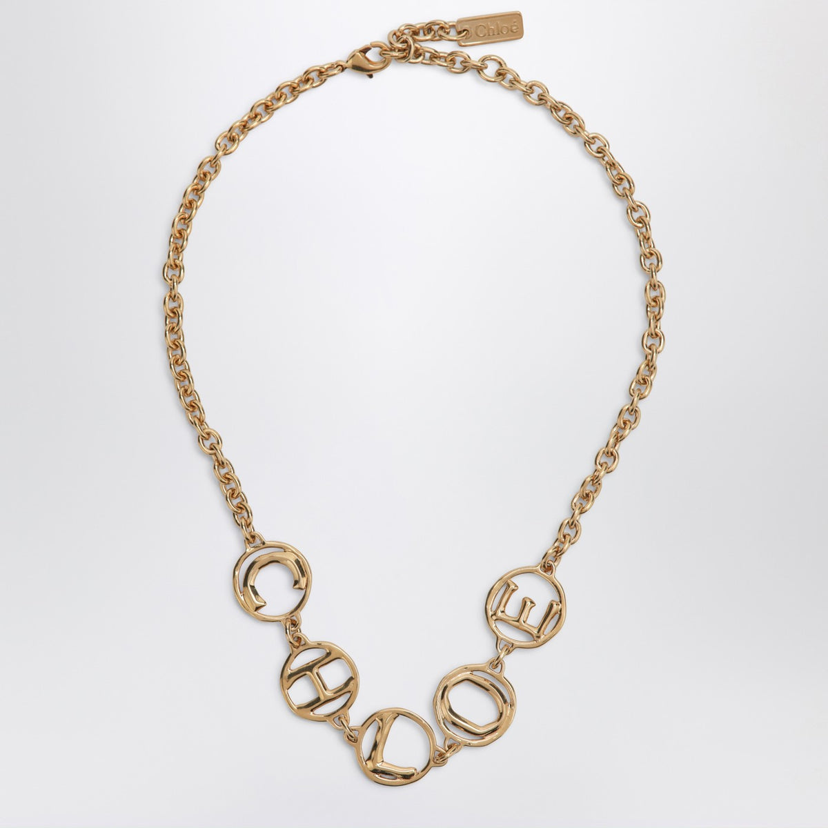 Chloé Chloé Script Vintage Gold choker | TheDoubleF
