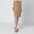 Beige midi pencil skirt
