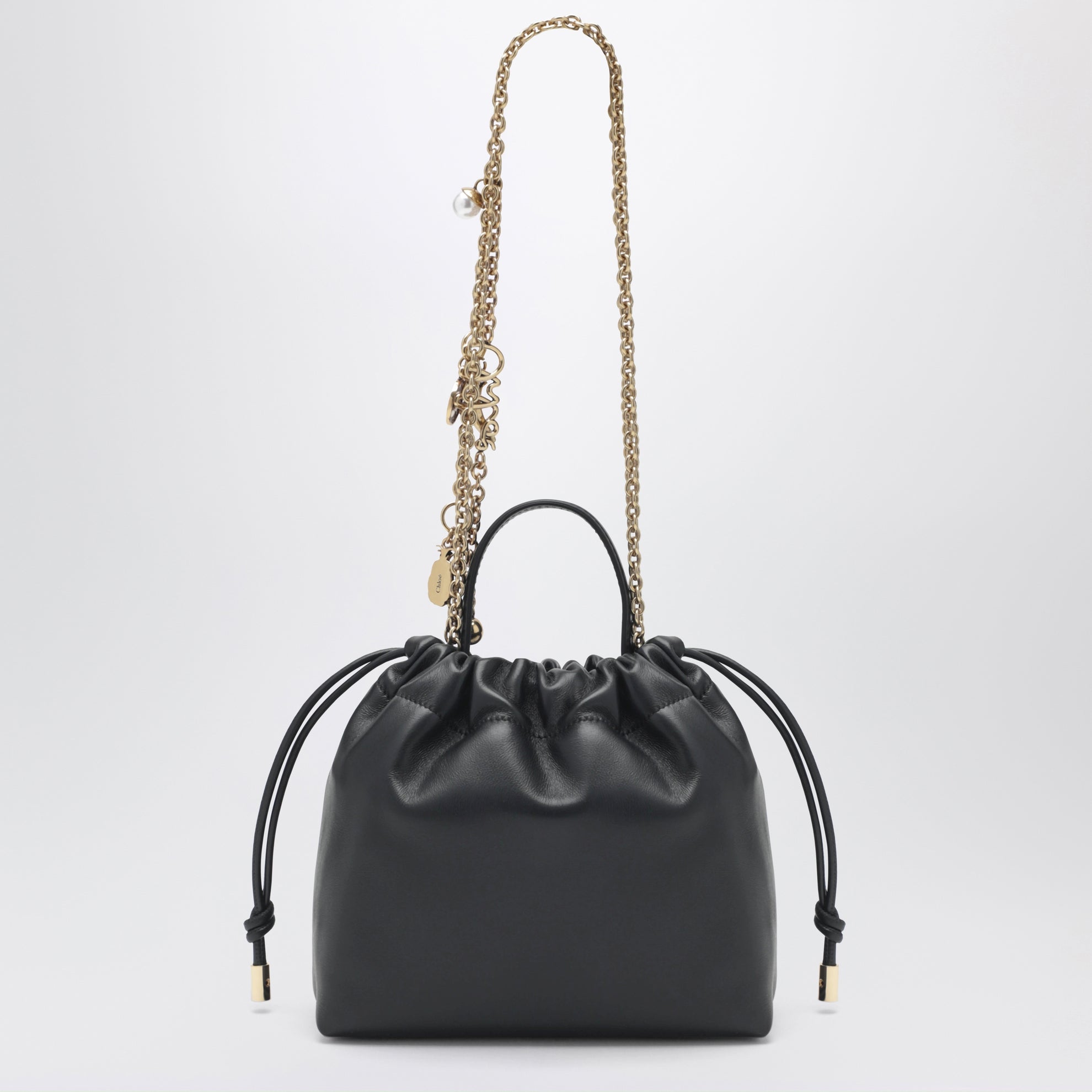 Mini sac à bandoulière Chloé Icons noir