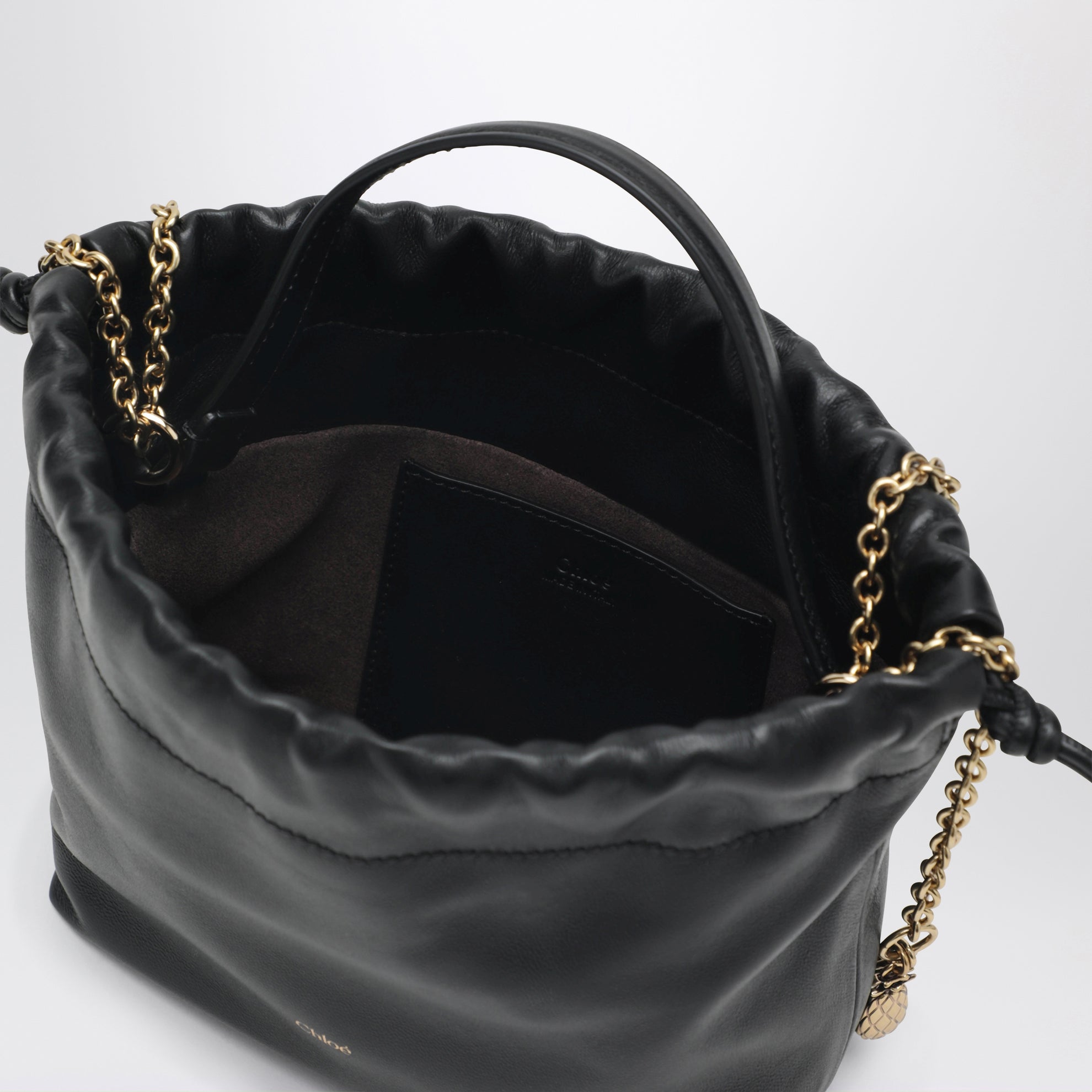 Mini sac à bandoulière Chloé Icons noir