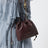 Chloé Icons mini shoulder bag, Burgundy