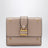 Mini pink Paddington trifold leather wallet