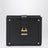 Paddington square wallet in black leather