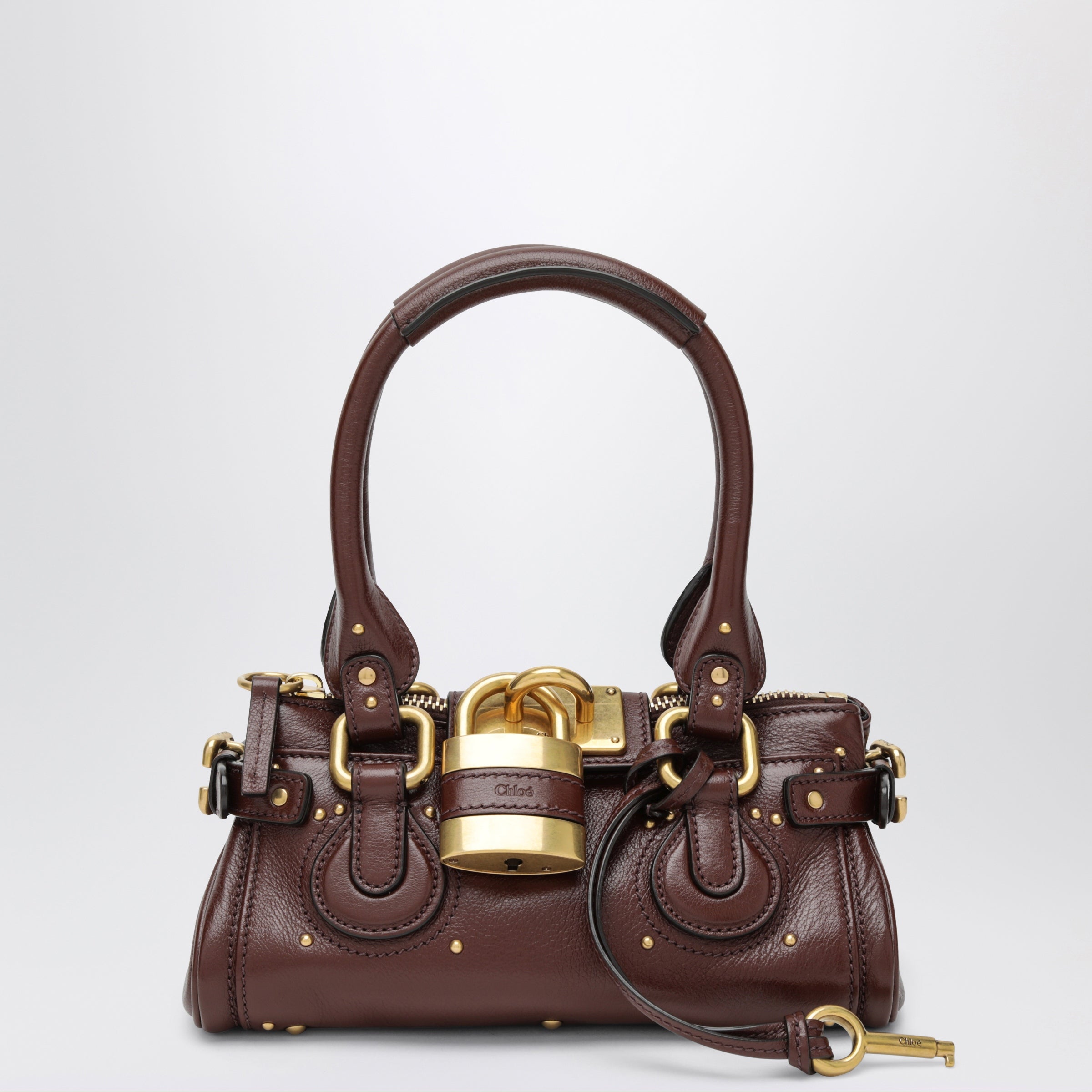 CHLOE' Small brown leather Paddington bag | TheDoubleF
