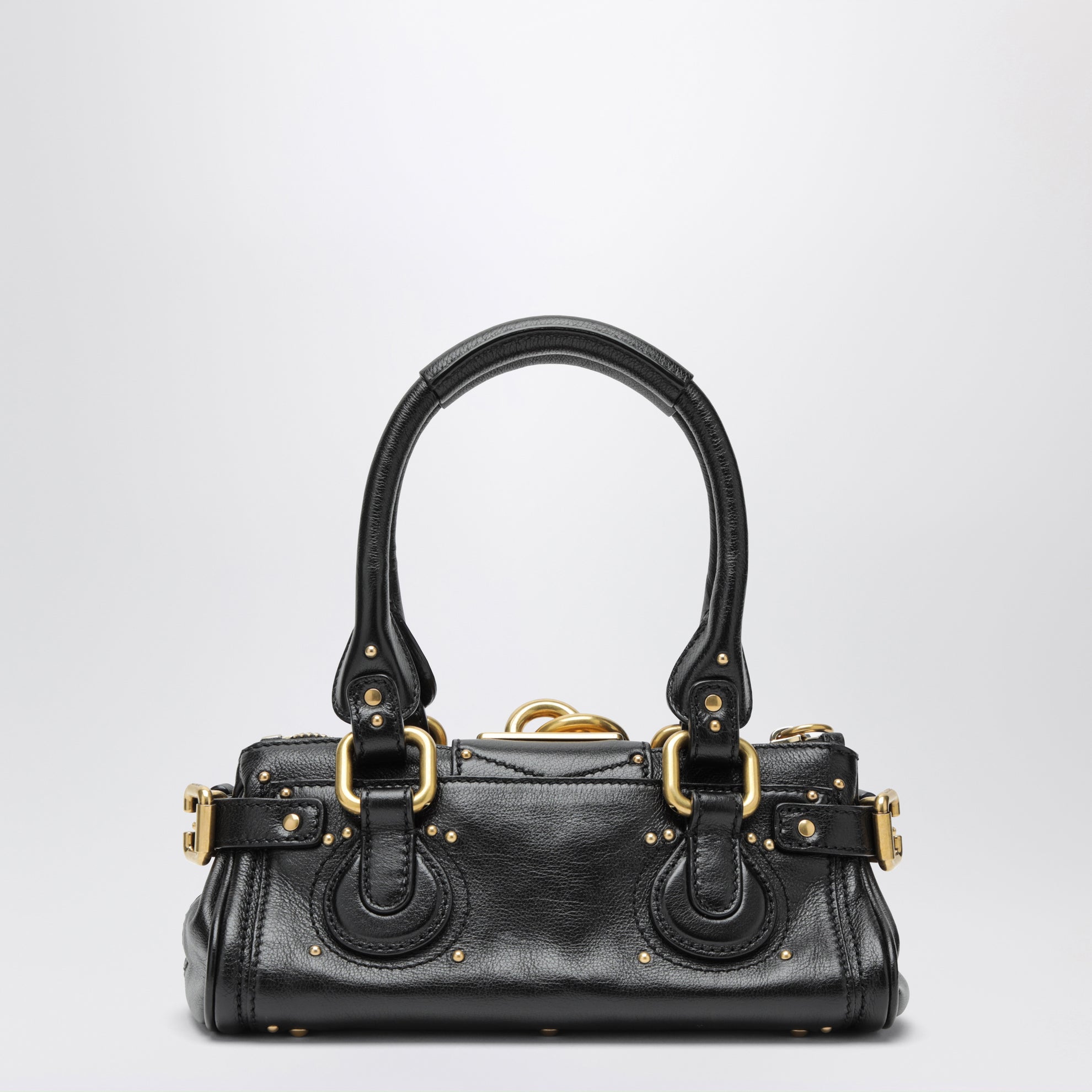 Petit sac Paddington en cuir noir