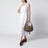 Marcie Schultertasche in Taupe aus Leder