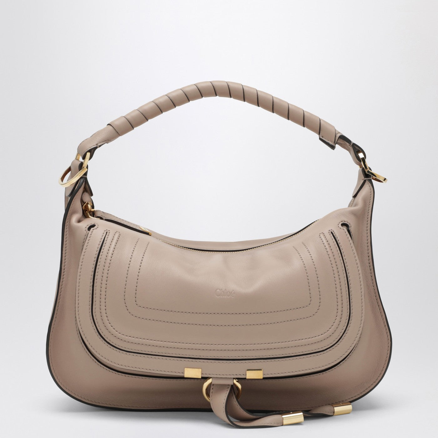 Petit sac Marcie en cuir Wood Smoke