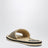 Sand mules in hand-braided recycled rope, black