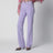 Jeans dritti in denim di cotone biologico lavanda