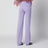 Jeans dritti in denim di cotone biologico lavanda