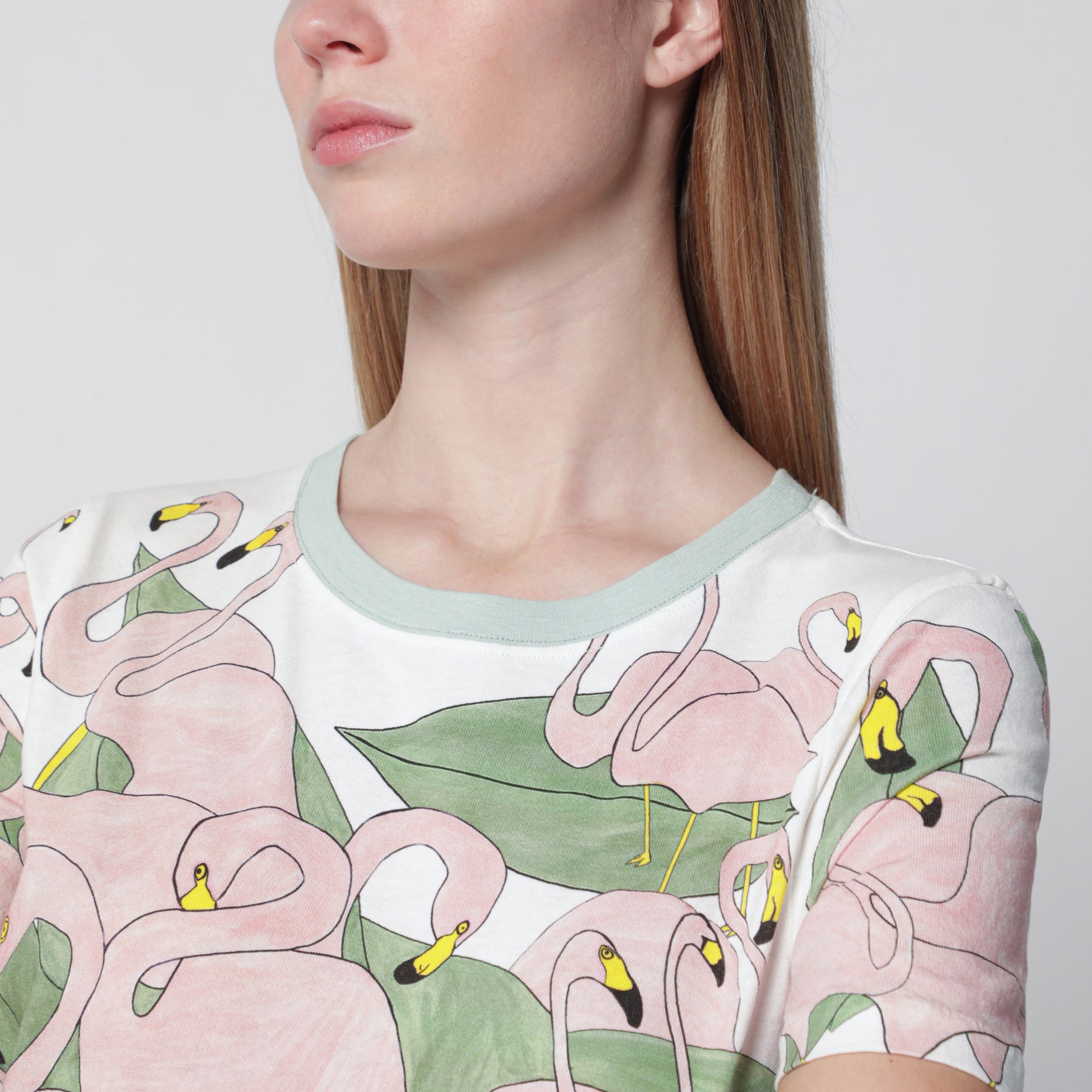 T-shirt baby fit imprimé en coton bio multicolore